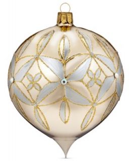 Waterford Christmas Ornament, Jim OLeary Beaded Lace Amber Spire