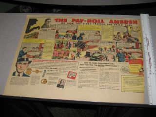 Newspaper Ad 1930s Melvin Purvis G Man Comic Book Strip Premium
