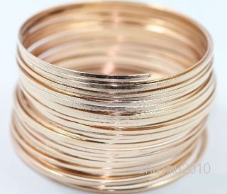 Rose Gold Plated Memory Steel Wire for Cuff Bangle Bracelet 1mm