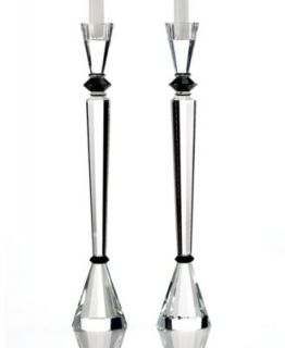 Lighting by Design Candle Holders, Set of 2 Essex Ebony Candlesticks