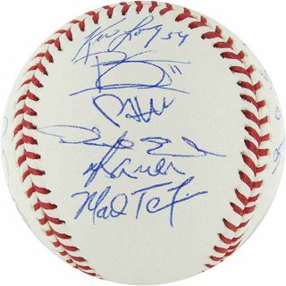 New York Yankees Team Signed 2009 World Series Logo Baseball