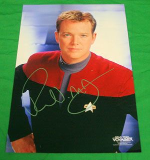 Print Star Trek Voyager Signed by Robert Duncan McNeil COE