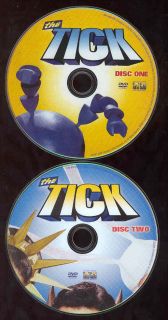 The Tick Complete Series Comic Book TV Show 2 Disc Set No Case