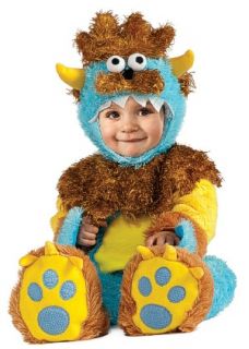 Teeny Meany Baby Monster Costume includes Romper and Headpiece.