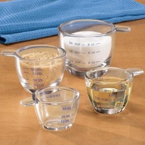 PC Classic Glass Measuring Cup Set