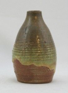 Merritt Island Pottery 4 25 Bottle Kiln Vase Mint