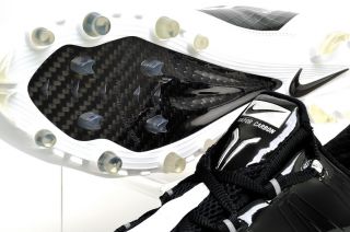 New NIKE Zoom Vapor Carbon Fiber Fly TD Mens Football Cleats, Black