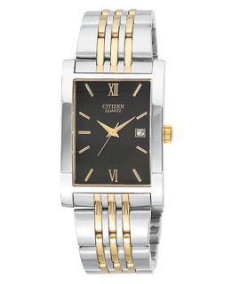 Citizen Watch, Mens Two Tone Stainless Steel Bracelet 27mm BH1374 51E