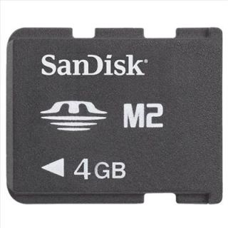SanDisk 4GB Memory Stick Micro M2 MS 4 GB G 4G Card New