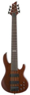 ESP D Series D 6 Six String Electric Bass Guitar Natural Satin