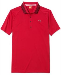 Puma Golf Shirts, Raglan Jacquard Polo Golf Shirts