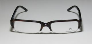 New Mercedes Benz 4902 52 17 135 Tortoise Optical Rxable Eyeglass