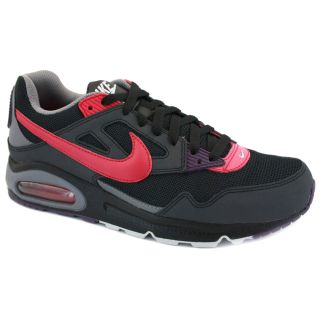 Nike Air Max Skyline Mesh Leather Trainers Black Anthracite