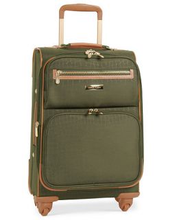 Anne Klein Suitcase, 20 Jungle Rolling Carry On Expandable Spinner