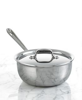 All Clad Covered Deep Saucier, 2.5 Qt. Stainless Steel