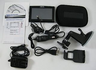 Magellan Maestro 4250 Boxed Car GPS Receiver as Is Cracked LCD