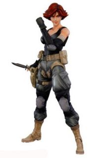 Metal Gear Solid Play Arts Kai Meryl Silverburgh Action Figure