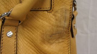 Michael Kors North South Handbag Genuine Leather Python Hamilton Tote