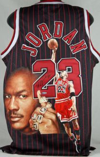 Bulls Michael Jordan Signed Hand Painted Jersey UDA