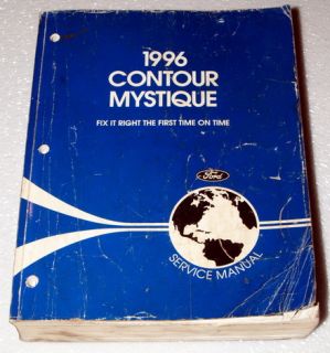 1996 Ford Contour Mercury Mystique Dealer Shop Service Repair Manual