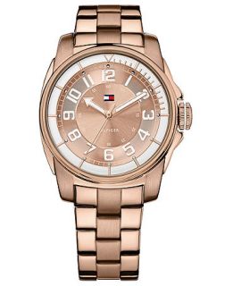 Tommy Hilfiger Watch, Womens Rose Gold tone Stainless Steel Bracelet