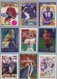 Huge Sports Card Collection Lot Football Packs Baseball Rookies Jersey