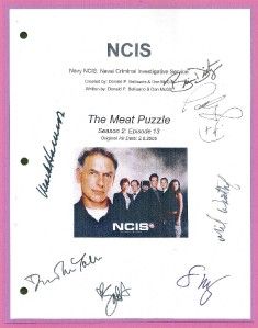 Puzzle Signed by Mark Harmon David McCallum Michael Weatherly