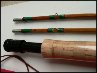 RARE Pezon Et Michel PPP Split Cane Fly Fishing Rod Bamboo for Silk