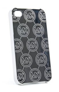 Michael Kors Silver Metallic Phone 4 4S Case Cover New
