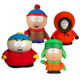 Mezco South Park Year of the Fan Cartman, Kenny, Stan, and Kyle Figure