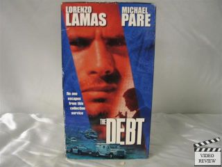 The Debt VHS Lorenzo Lamas Michael Pare 039414009071