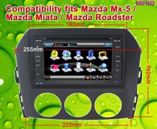GPS Radio Navigation Car DVD 2Din TV Mazda MX 5 Miata