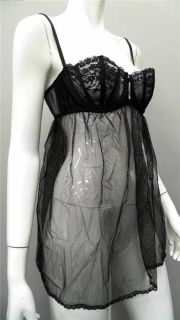 Victoria Secret Very Sexy Sophia Lace Cup Ladies Womens L Babydoll