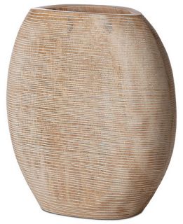 Donna Karan Lenox Vase, Light Carved Round   Bowls & Vases   for the