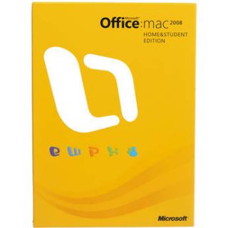 Microsoft Office 2008 for Mac Home and Student Edition Brand New GZA