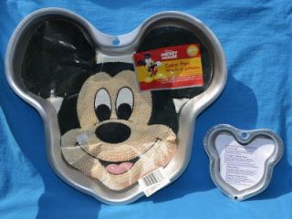 Wilton Disney Mickey Mouse Face Cake Pan 2001 Mini Singles Mold Cake