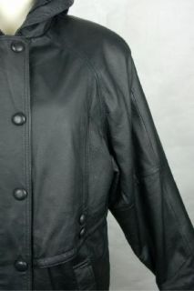 Middlebrook Park Womens Ladies Leather Coat Jacket Size M