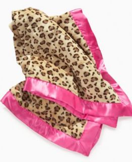 First Impressions Baby Blanket, Baby Girls Reversible Leopard Blanket