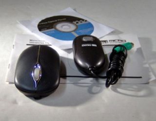 Micro Innovations Wireless Optical 3 Button Mouse PD950P