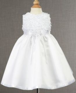 Lauren Madison Baby Dress, Baby Girls Embroidered Christening Dress