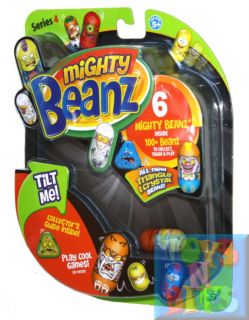 Mighty Beanz Beans Series 4 6 Pack Triangle Crystal