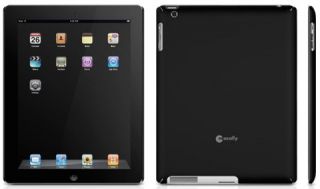Macally Black Snap on Rubberized Hard Case for iPad 2