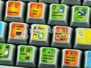 Microsoft Word Keyboard Stickers