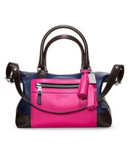 COACH LEGACY COLORBLOCK LEATHER MOLLY SATCHEL