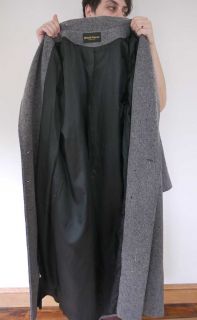 Vtg 80s Wool Full Length Peacoat Pea Coat Jacket USA