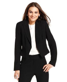 Nine West Jacket, Cropped Tuxedo Blazer   Womens Suits & Suit