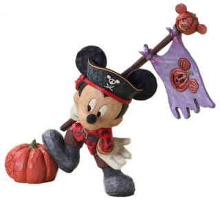 Disney Halloween Ahoy Matey Mickey Mouse Pirate Mickey Figurine