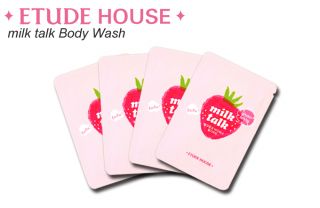 Etude House Milk Talk Body Wash Sample 1ml 4pcs 