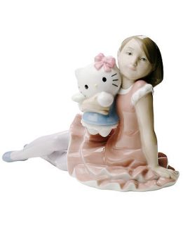 Nao by Lladro Collectible Figurine, Playing with Hello Kitty