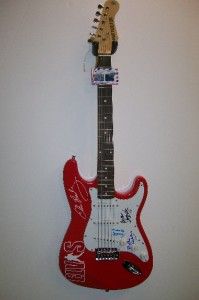 James Burton Scotty Moore Millie Kirkham Signed Autograph Guitar Elvis